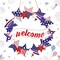 4th of July Door Sign Decor Patriotic Wooden Hanging Sign Independence Day
